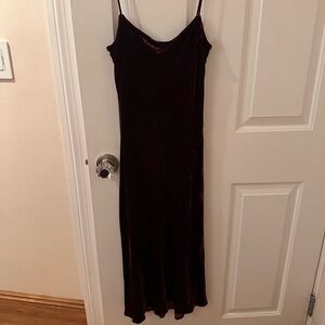 Theory Purple Velvet Dress